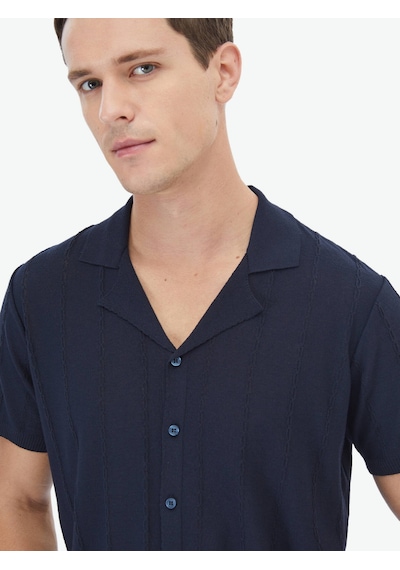 Lacivert Regular Fit Casual Gömlek Lacivert