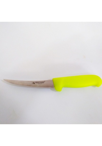 Heritagen Kıvrık Sıyırma Bıçağı 13 cm Kemiksiz Bıçak (Paslanmaz Ç Çok Renkli