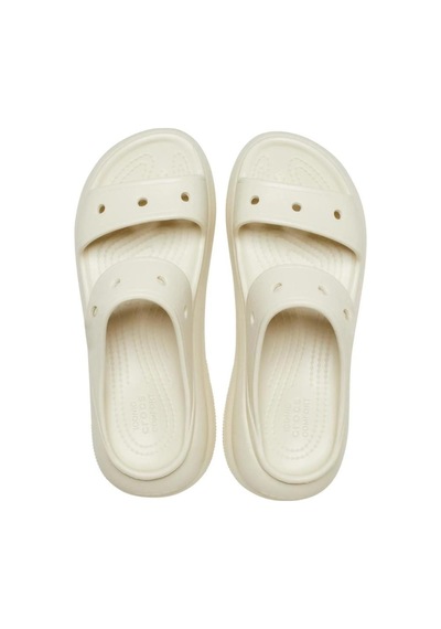Crocs 207670-crush 2y2-bone Platform Taban Kadın Terlik Bej