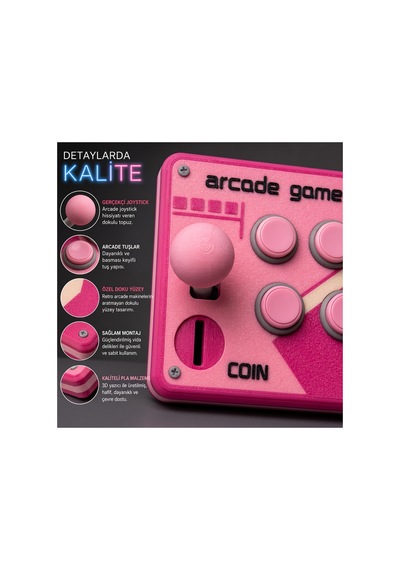Retro Arcade Işık Anahtarı Kapağı