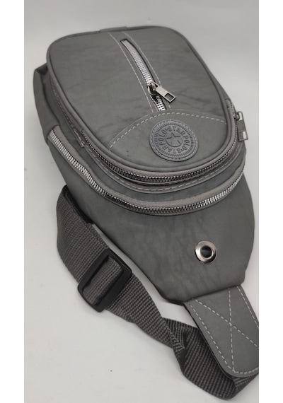İpek Body Bag Unisex Çapraz Çanta Gri