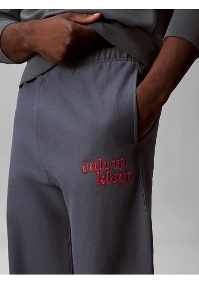 Calvin Klein Premıum Terry Graphı, Ceg Gri Erkek Eşofman Altı