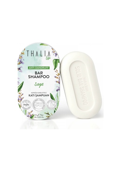Thalıa Kepek Karşıtı Etkili Katı Şampuan 115 G