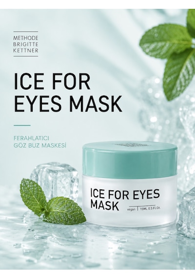 Methode Brigitte Kettner Ice For Eyes Mask 15 Ml Soğutucu, Ferahlatıcı Ve Canlandırıcı Göz Çevresi Maskesi