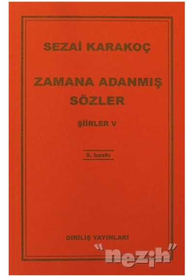 Zamana Adanmış Sözler - Şiirler 5