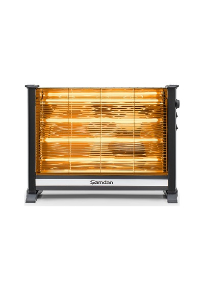 Şamdan Slim Termostatlı Quartz Buharlı Soba 2200 W Hızlı Isıtıcı