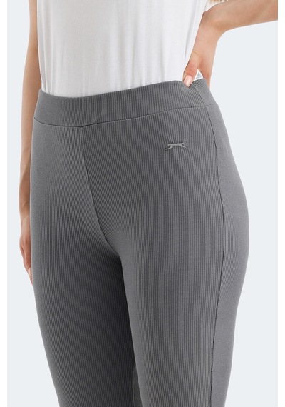 Slazenger Knoxy 2 Li Set Kadın Eşofman Altı Siyah - Koyu Gri