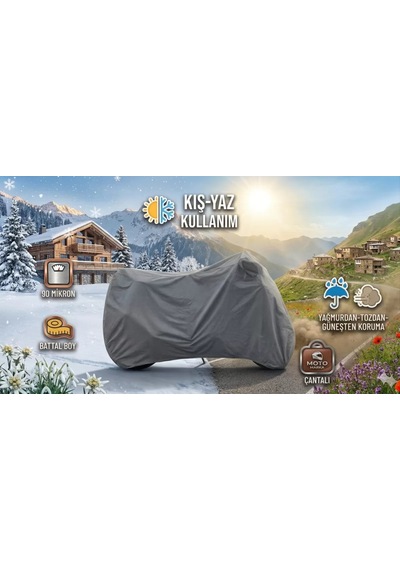 Sym Joyride İle Uyumlu Dört Mevsim Tam Koruma Premium Motosiklet Brandası