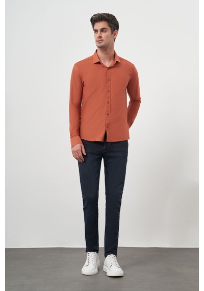 Morven Erkek Kiremit Trend Slim Fit İtalyan Yaka Gömlek 25ms004005460 Kiremit Kiremit Morven Erkek Kiremit Trend Slim Fit İtalyan Yaka Gömlek 25ms004005460 Kiremit Kiremit