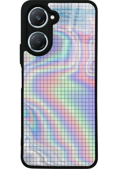 Vivo Y18 Neon Dama Tasarımlı Glossy Telefon Kılıfı Çok Renkli