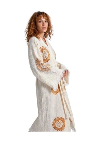 Brandsmiths Solar Bloom Kimono Sarı