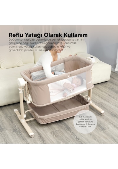 Huggy Swing Me Akıllı Beşik/anne Yanı Oyun Parkı Ve Portbebe