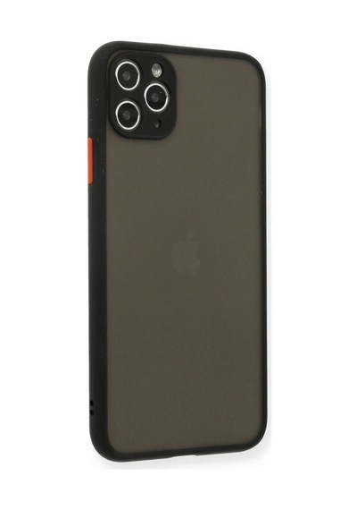 Apple, Uyumlu iPhone 11 Pro Max Kılıf Montreal Silikon Kapak - Siyah