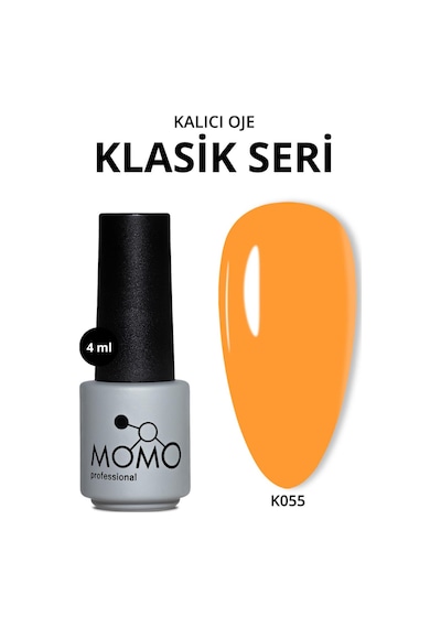 Momo Professional Kalıcı Oje K055 Açık Turuncu 4 Ml