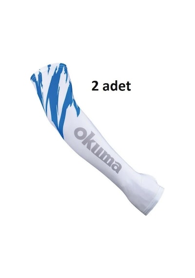 Okuma White Motif Sleeves M Beden Kolluk 2 Adet Çok Renkli