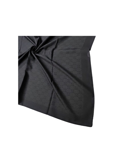 Mim Eşarp Işıl İpek - G Desen Siena Eşarp 100x100 Cm Siyah
