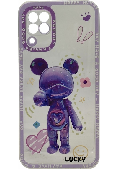 Nettech Huawei P40 Lite Uyumlu Kristal Carachter Seri Arka Koruma