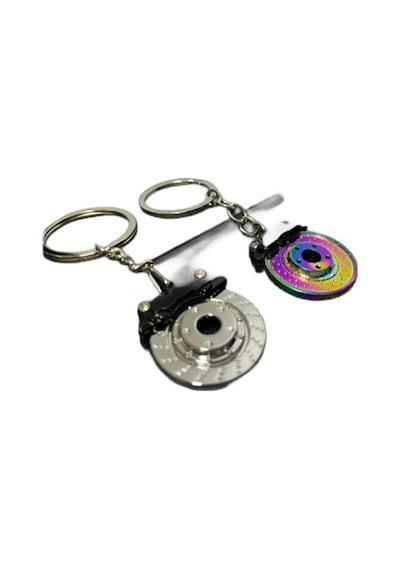 Hologramlı Disk Model Araba Anahtarlığı Metal