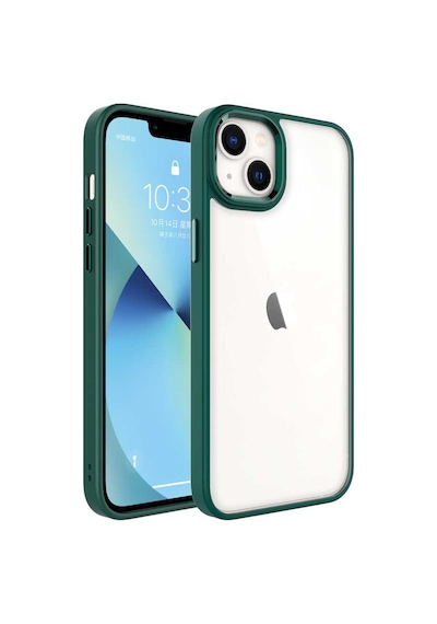 Apple Uyumlu iPhone 14 Kılıf Sararmaz Defens Armour Krom Case