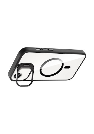 Apple İphone 16e Kılıf Standlı Ve Kamera Lens li M-safe Şarj Özellikli Sararmaz Kılıf