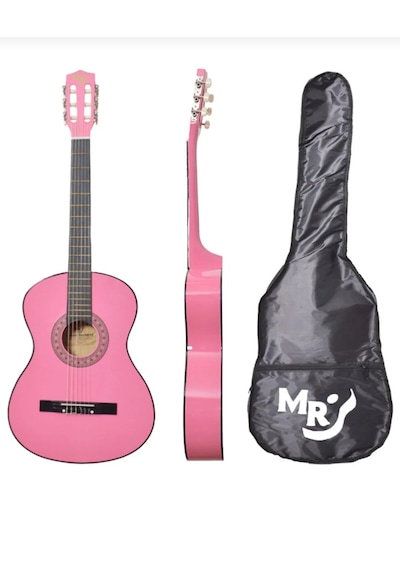 Pembe Kılıflı Gitar
