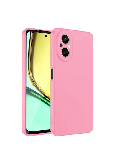 Realme 12 Lite Kılıf Yumuşak Silikon Kamera Korumalı Lansman Celikaksesuar Lacivert