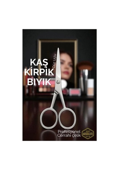 Kaş Kirpik Makası - Bıyık Makası Lisinya