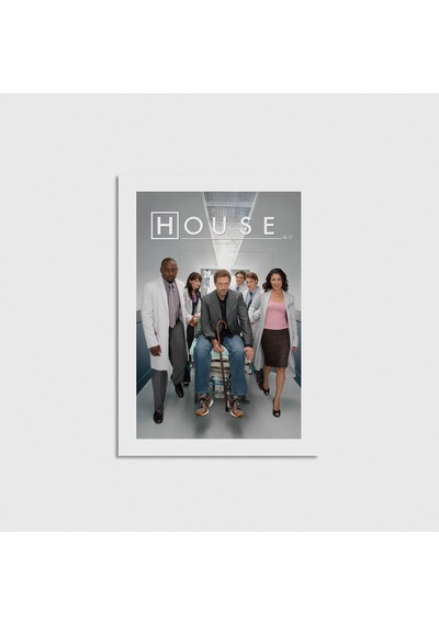 House Dizi Posteri Çerçevesiz Poster Duvar Dekorasyonu Pn11p529