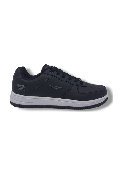 Lescon Zeplin Unisex Siyah Sneaker Spor Ayakkabı Siyah