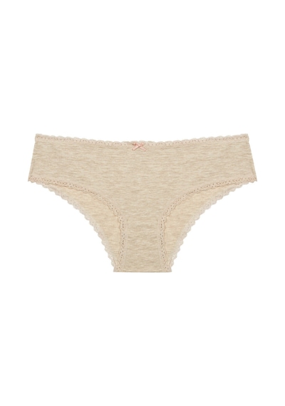 Penti Daily Lace3'lü Pamuklu Bej Hipster Külot