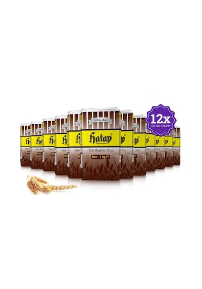 Hatap Tam Buğday Unu 12 x 1 KG