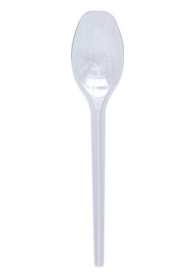 Plastik Sup Kaşık Şeffaf - 100'Lü