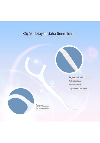 Diş İpi Ev Taşınabilir Tek Kullanımlık Diş İpi Çubuğu Diş İpi