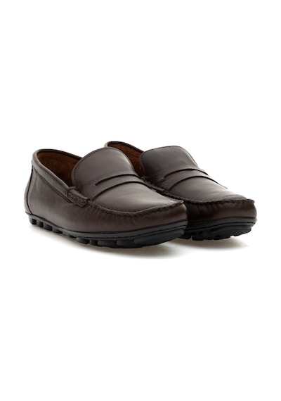 Cacharel Kahverengi %100 Deri Loafer Ayakkabı