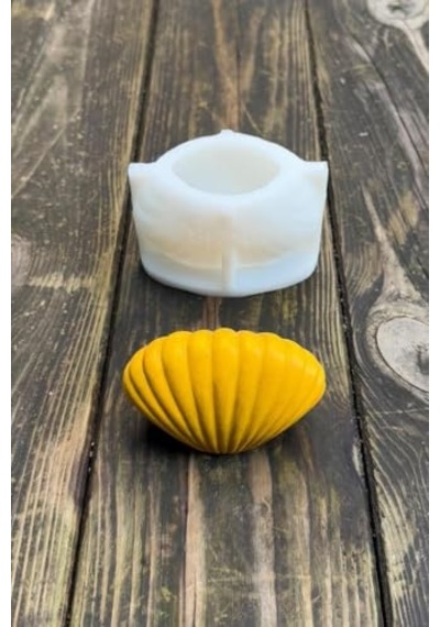 Büyük Deniz Kabuğu 3d Mum Kalıbı Silikon