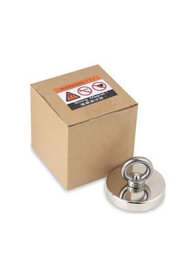 60 Mm Neodyum Pot Magnet Fishing Çok Güçlü Kurtarma Mıknatısı Manyetik Balıkçılık Kancası