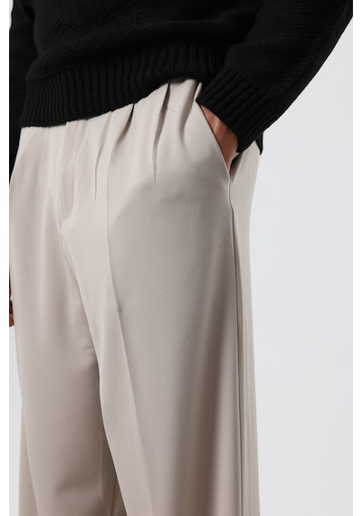 Vamos Baggy Fit Kumaş Pantolon 30-795-1 Taş