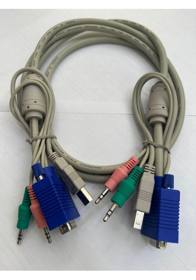 2 Metre Dişi Erkek Kvm Switch Kablosu Erkek Dişi Kvm Kablo