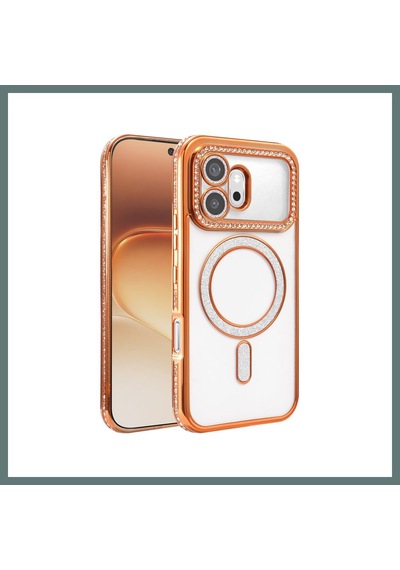 Bezos Huawei Honor 600 Joke Simli Magneticsafe Kılıf - Turuncu Ventra