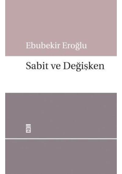 Sabit ve  Değişken