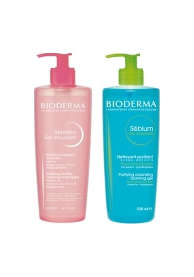Bioderma Yüz Temizleme Set + Sensibio Jel 500 ML + Sebium Jel 500 ML Bioderma Yüz Temizleme Set + Sensibio Jel 500 ML + Sebium Jel 500 ML