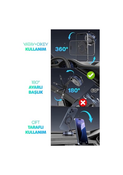 Sogud Magsafe Manyetik Araç Telefon Tutucu Vakumlu Vantuzlu, 360 Döner Telefon Standı, Güçlü N52 Mıknatıs,iphone Samsung Huawei İle Uyumlu - Not - Sorun Yaşayanlar Önce Bize Yazsın 2 Mixed Sogud Magsafe Manyetik Araç Telefon Tutucu Vakumlu Vantuzlu, 360 Döner Telefon Standı, Güçlü N52 Mıknatıs,iphone Samsung Huawei İle Uyumlu - Not - Sorun Yaşayanlar Önce Bize Yazsın 2 Mixed