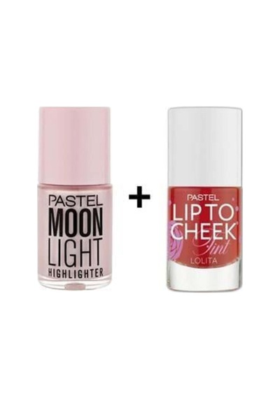 Pastel Likit Aydınlatıcı Moonlight Highlighter No 100 Ve Pastel Lip To Cheek Tint Lolita Ruj Ve Allı Diğer