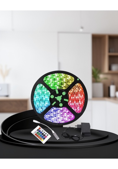 5 Metre Kumandalı Şerit Led Xucz5mşeritled-5 Çok Renkli