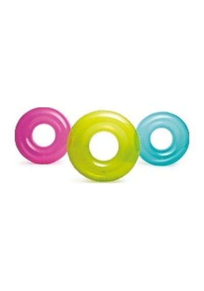 INTEX ŞEFFAF JUMBO SİMİT 76CM (3 ASST.)   ----