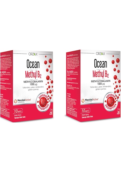 Ocean Methyl B12 1000 Mcg 10 Ml Sprey 2 Adet