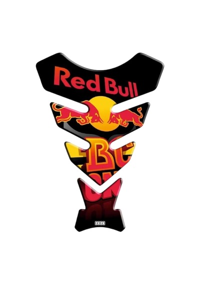 Üniversal Depo-tank Pad Red Bull-arr2475 Beyaz - Kırmızı - Siyah