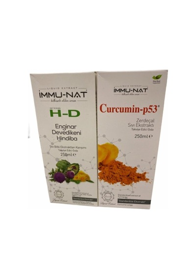 Immunat H-d Takviye Edici Gıda 250 ML + Curcumin P53 Zerdeçal Sıvı Ekstraktı 250 ML