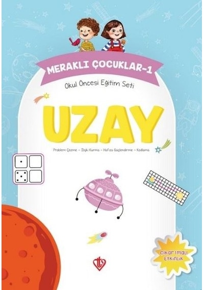 Meraklı Çocuklar 1 - Okul Öncesi Eğitim Seti - Uzay - Gülnihal Özkan - Türkiye Diyanet Vakfı Yayınları