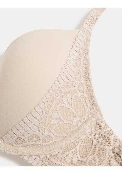 Marks & Spencer Body Soft Wired T Shirt Sütyeni Bej